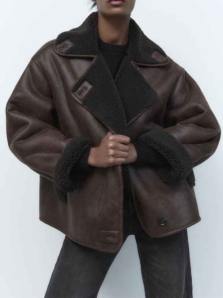 Drune | Vintage Lederjacke für Damen