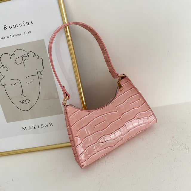 Drune – Damen-Umhängetasche im Retro-Stil aus Leder
