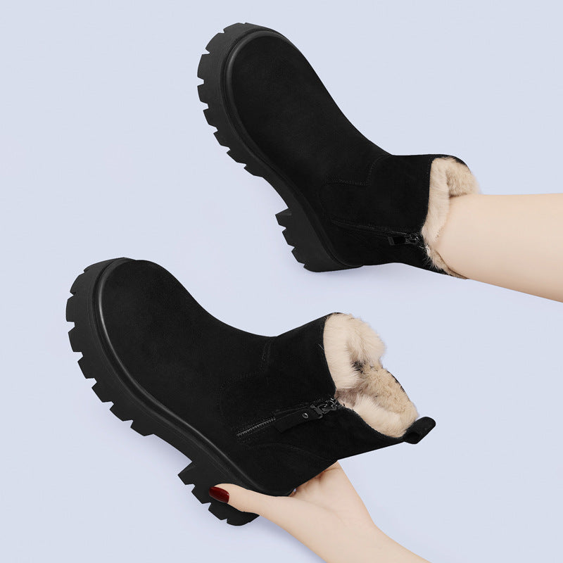 Drune | Kunstpelzgefütterte Stiefeletten für Damen – Stylisch & Warm