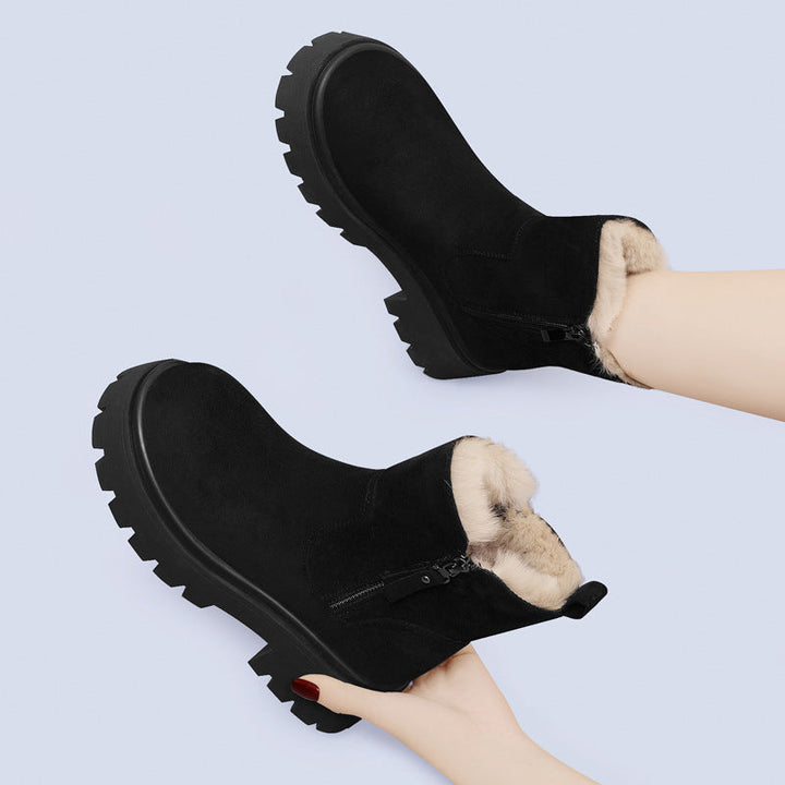 Drune | Kunstpelzgefütterte Stiefeletten für Damen – Stylisch & Warm