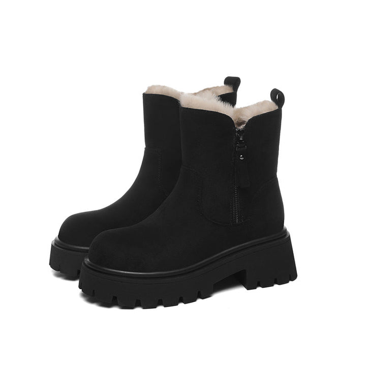 Drune | Kunstpelzgefütterte Stiefeletten für Damen – Stylisch & Warm