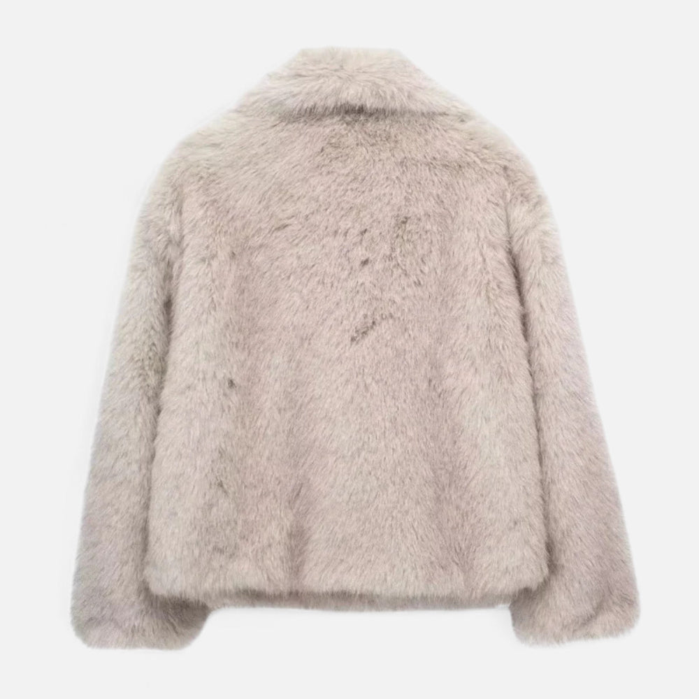 Drune | Kunstpelz Wintermantel für Frauen - Isolierendes Design