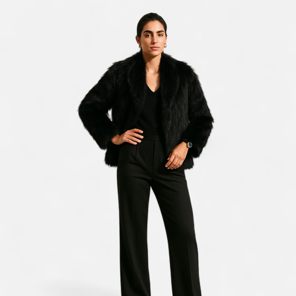 Drune | Fleece-Wintermantel für Frauen - Isolierendes Design