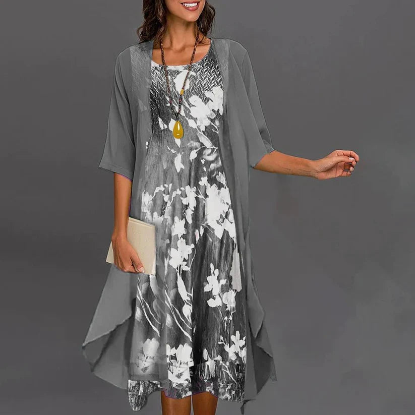 Drune | Elegante Blühende Setkleid