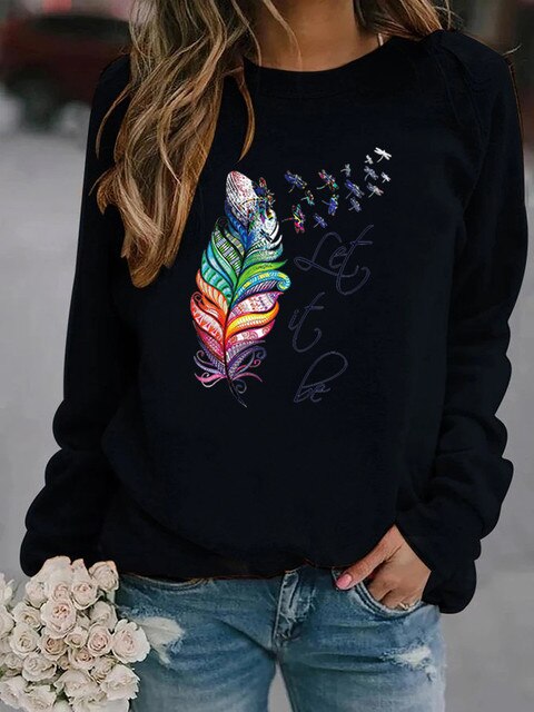 Drune | Bedruckter Winterpullover