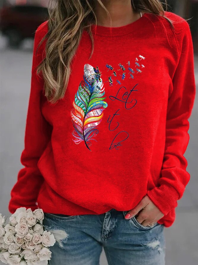 Drune | Bedruckter Winterpullover