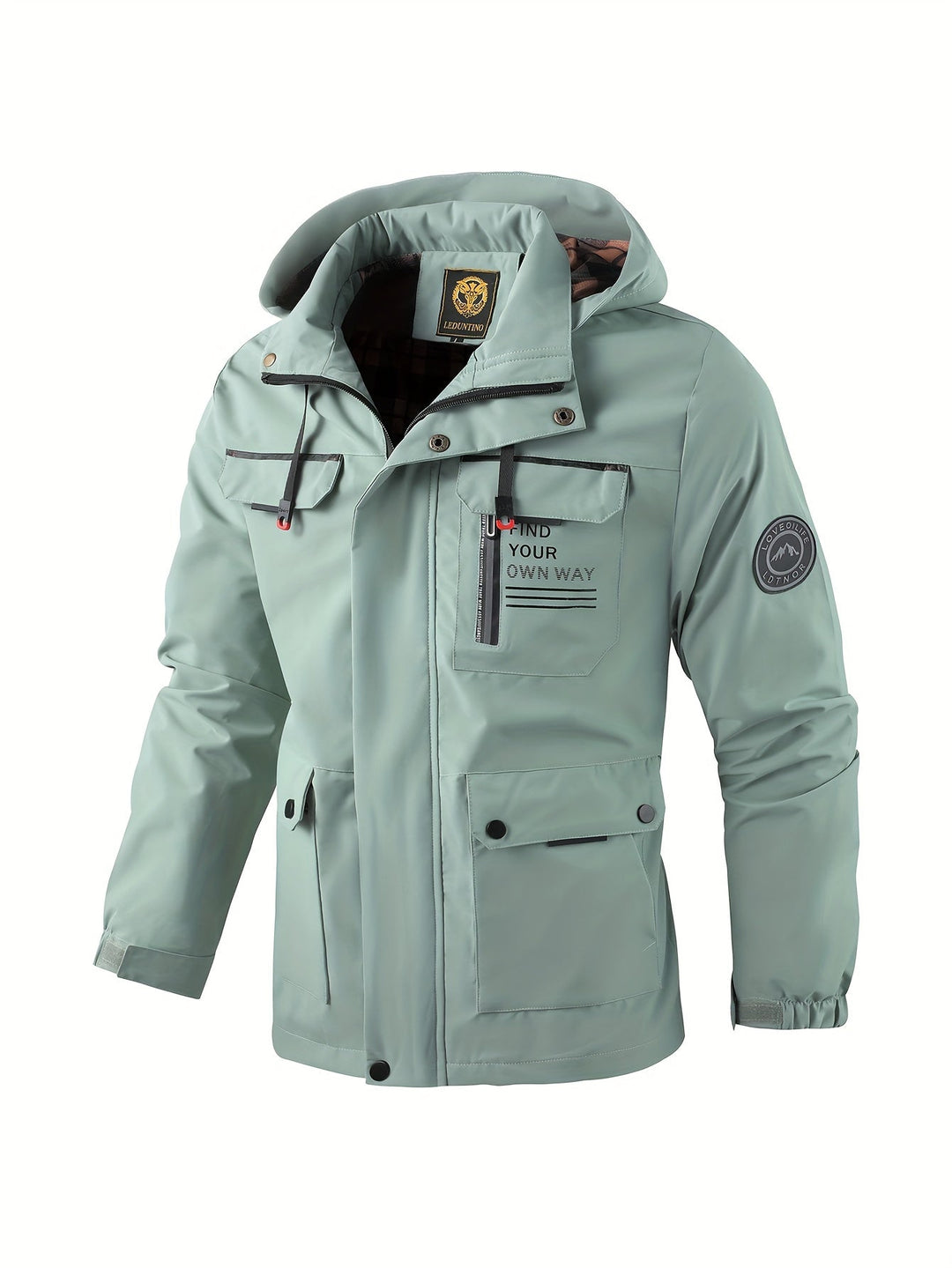 Drune | Herren Kapuzen Utility Jacke