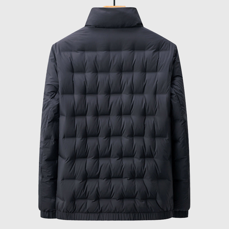 Drune | Herren Stepp-Pufferjacke - Hoher Kragen und Voller Reißverschluss