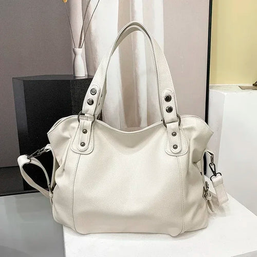 Drune – Hobo-Schultertasche aus Leder für Damen