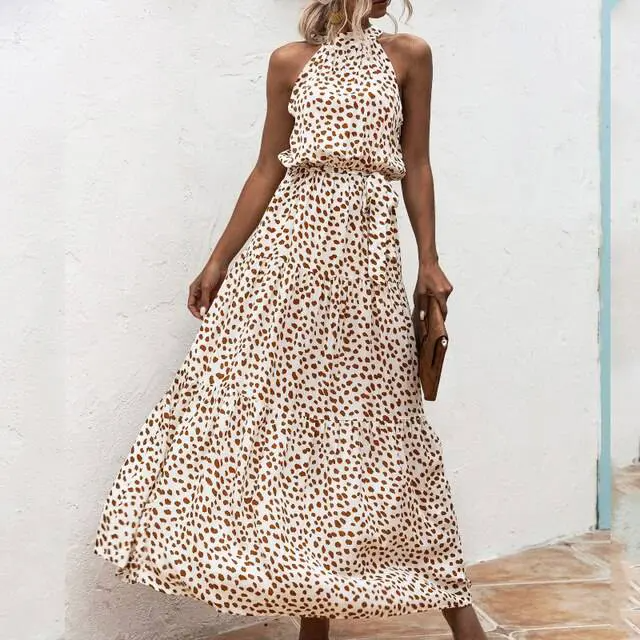 Drune | Strapless Maxikleid mit Blumenmuster