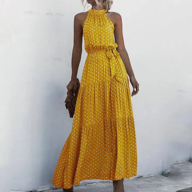 Drune | Strapless Maxikleid mit Blumenmuster