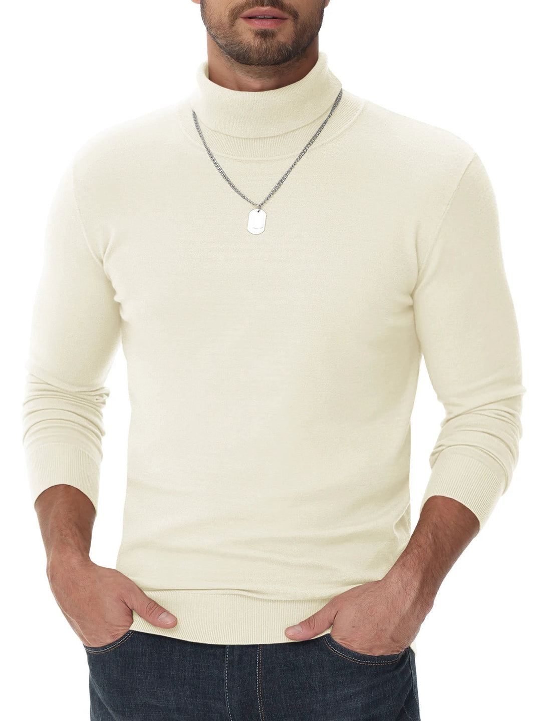 Drune | Rollkragenpullover - Herren Slim Fit