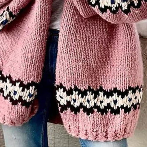Drune | Gemütlicher Strickcardigan mit Ballonärmeln