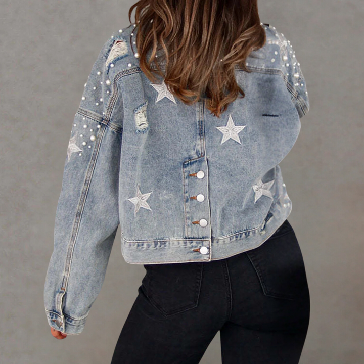Drune | Moderne Jeansjacke für Damen für den Herbst