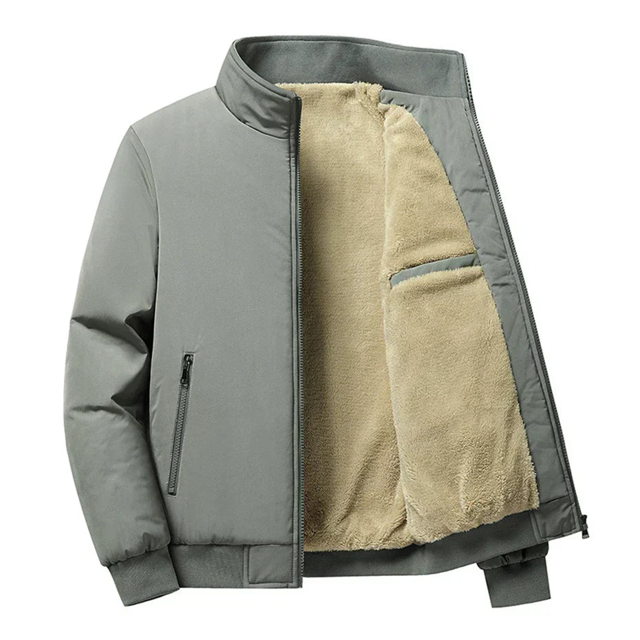 Drune | Gefütterte Jacke Zip-Up Warm Winter Bomberjacke