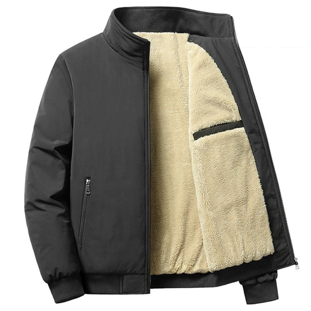 Drune | Gefütterte Jacke Zip-Up Warm Winter Bomberjacke