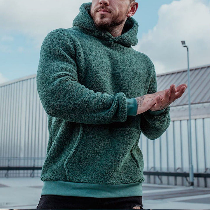 Drune | Kapuzenpullover Bequeme Teddy Hoody für Herren