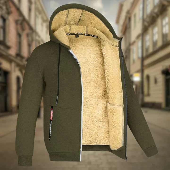 Drune | Kapuzenpullover Jacke Winter Warm Zip-Up Kapuzenpullover
