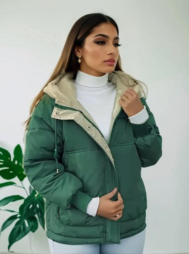 Drune | Fleece Futterte Damen Kapuzenjacke Für Freizeit und Outdoor Bekleidung