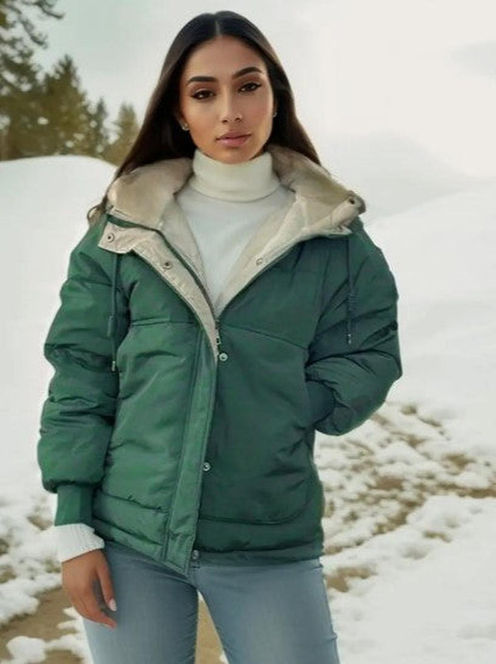 Drune | Fleece Futterte Damen Kapuzenjacke Für Freizeit und Outdoor Bekleidung