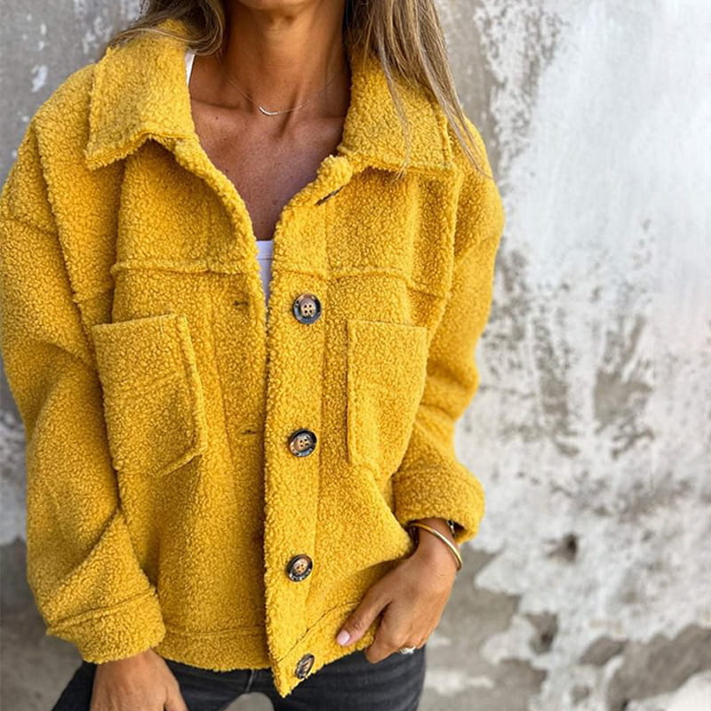 Drune | Teddyjacke Kurz Übergröße Teddyjacke Damenjacke