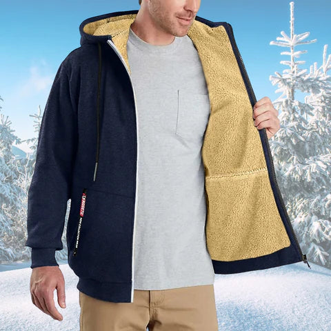 Drune | Gefütterter Kapuzenpullover Zip-Up Kapuzenpullover Herren Kapuzenpullover