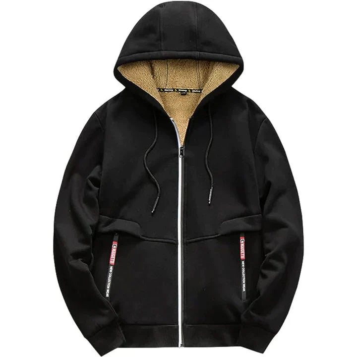 Drune | Gefütterter Kapuzenpullover Zip-Up Kapuzenpullover Herren Kapuzenpullover
