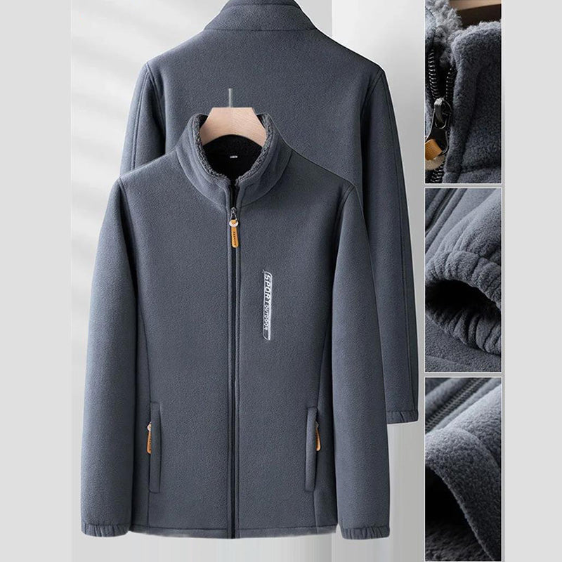 Drune | Fleecejacke für Männer, doppelseitig - Winter