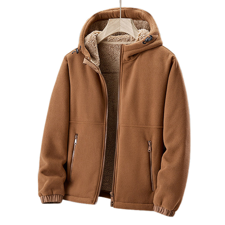 Drune | Fleecejacke für Männer - Mit Kapuze, Leicht - Winter