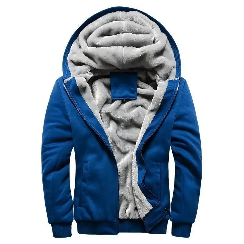 Drune | Fleecejacke für Herren - Mit Kapuze, Winter