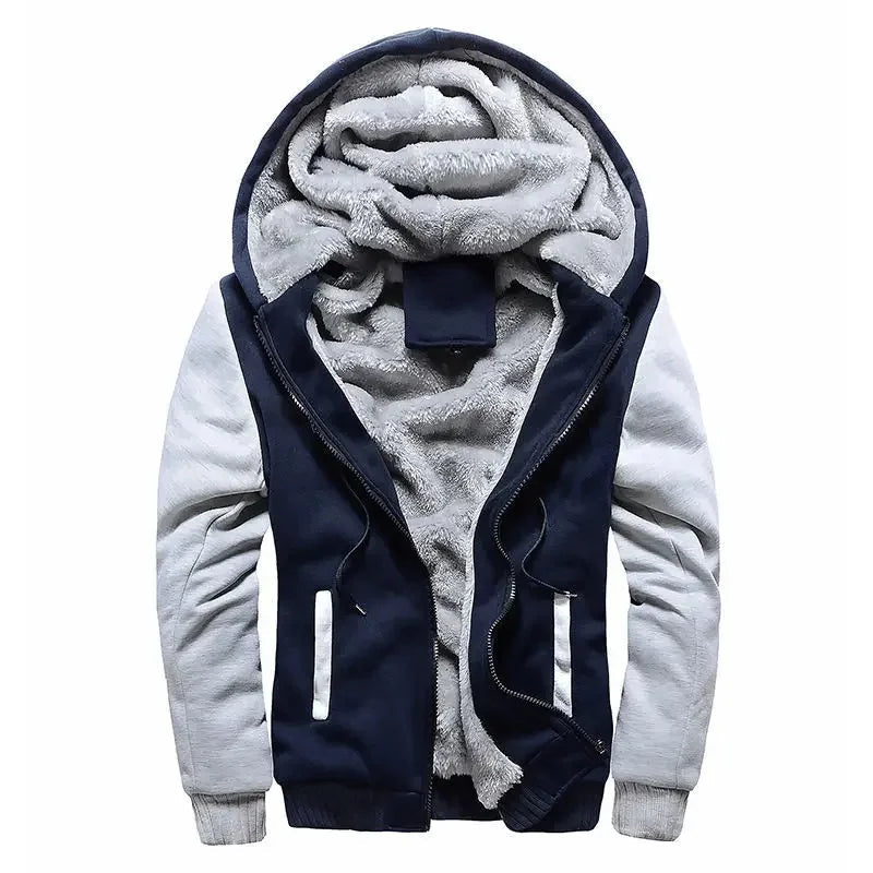 Drune | Fleecejacke für Herren - Mit Kapuze, Winter