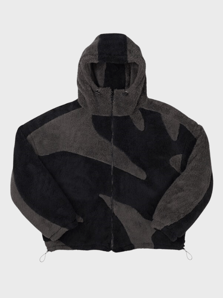 Drune | Fleecejacke für Herren - Urban minimalistisches Design - Winter