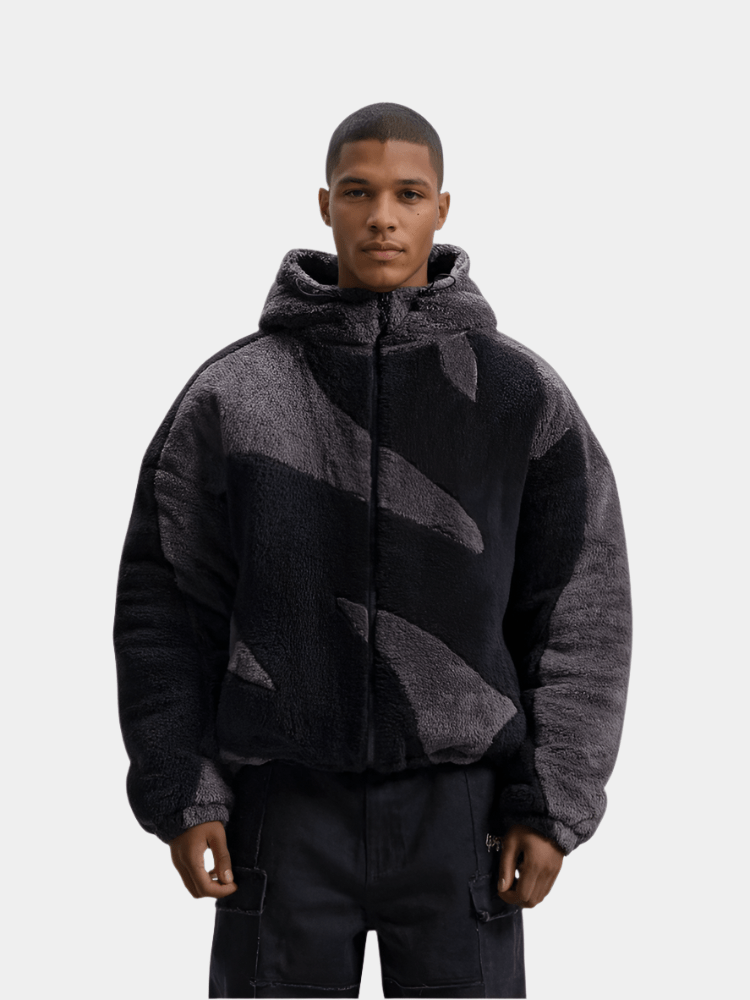 Drune | Fleecejacke für Männer - Urban Minimalistisches Design - Winter