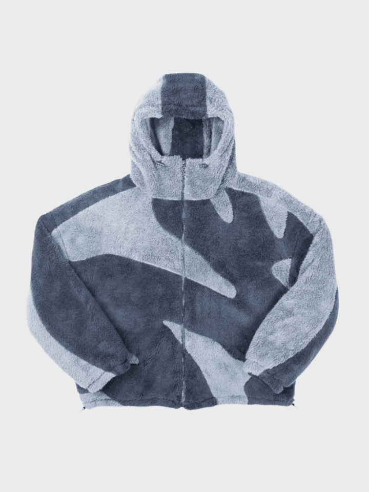 Drune | Fleecejacke für Herren - Urban minimalistisches Design - Winter