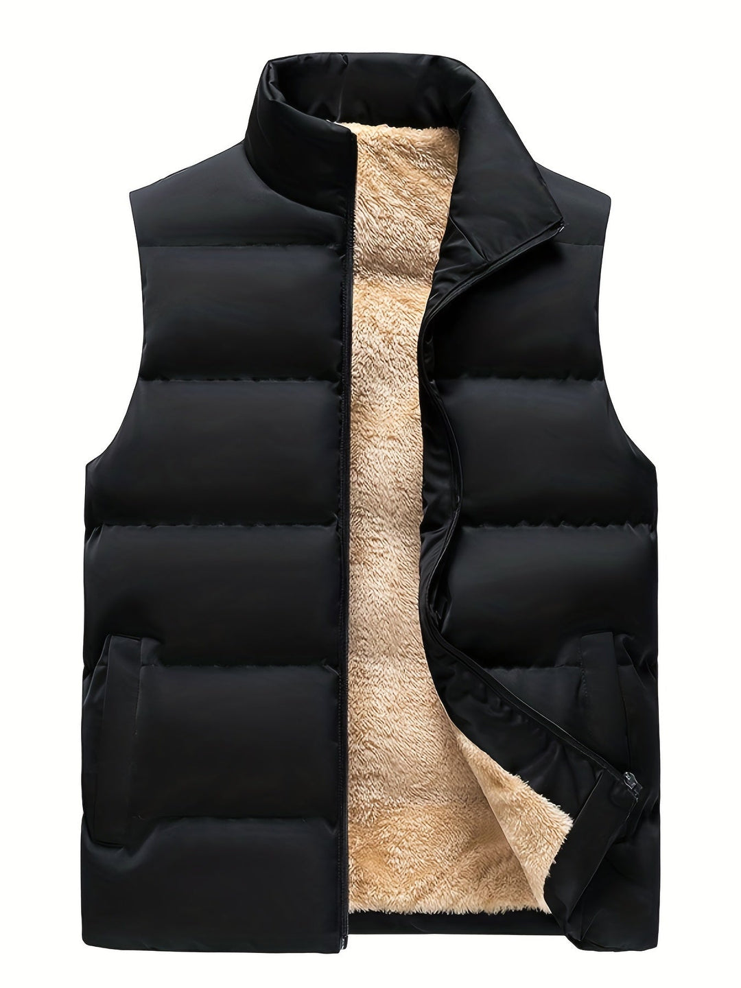 Drune | Fleece-Weste für Herren - Stehkragen, praktische Taschen