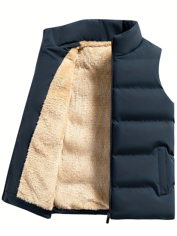 Drune | Fleece-Weste für Herren - Stehkragen, praktische Taschen