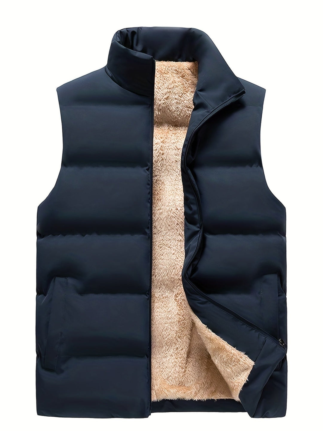 Drune | Fleece-Weste für Herren - Stehkragen, praktische Taschen
