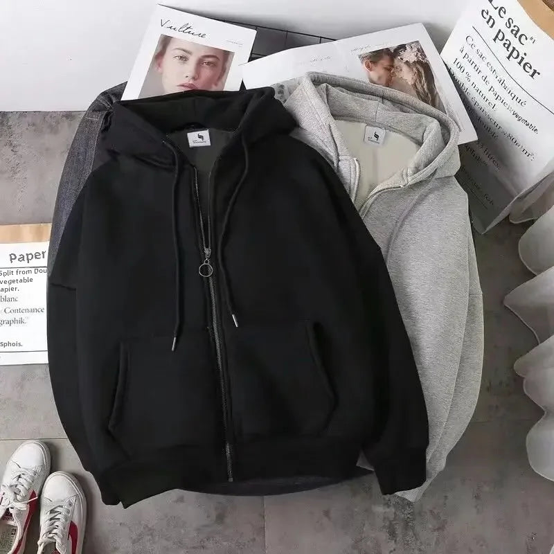 Drune | Fleecegefütterter Cardigan mit Kapuze