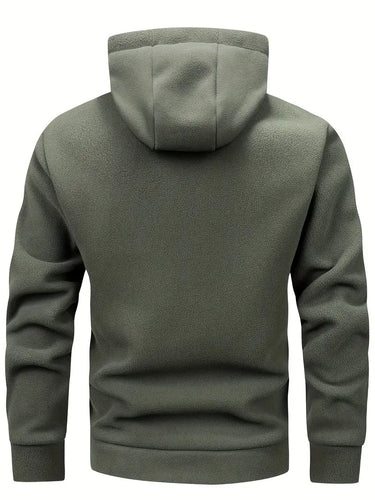 Drune | Warm Kapuze Fleece mit Reißverschluss