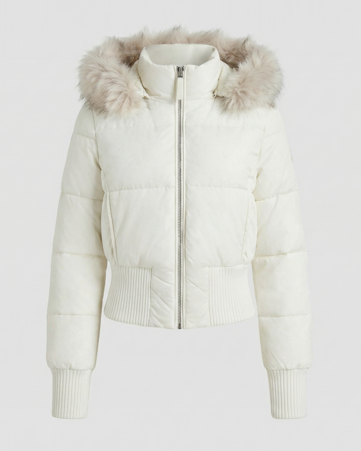 Cropped Gefütterte Winterjacke | Drune