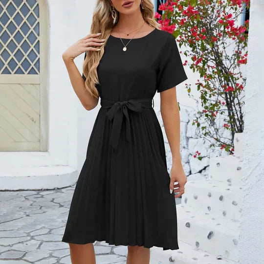 Drune | Mintgrüne Plissee-Kleid