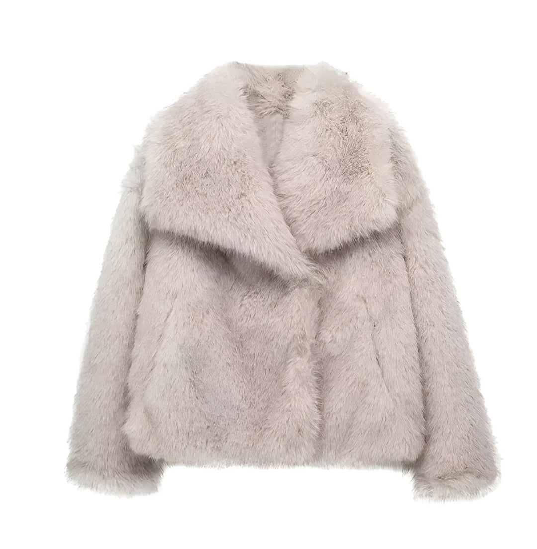 Drune | Faux-Fur-Mantel