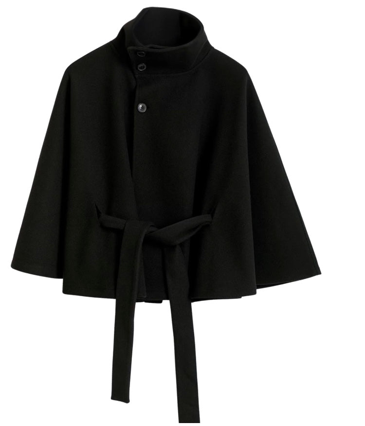 Drune | Übergröße Damen Manteljacke mit Gürtel