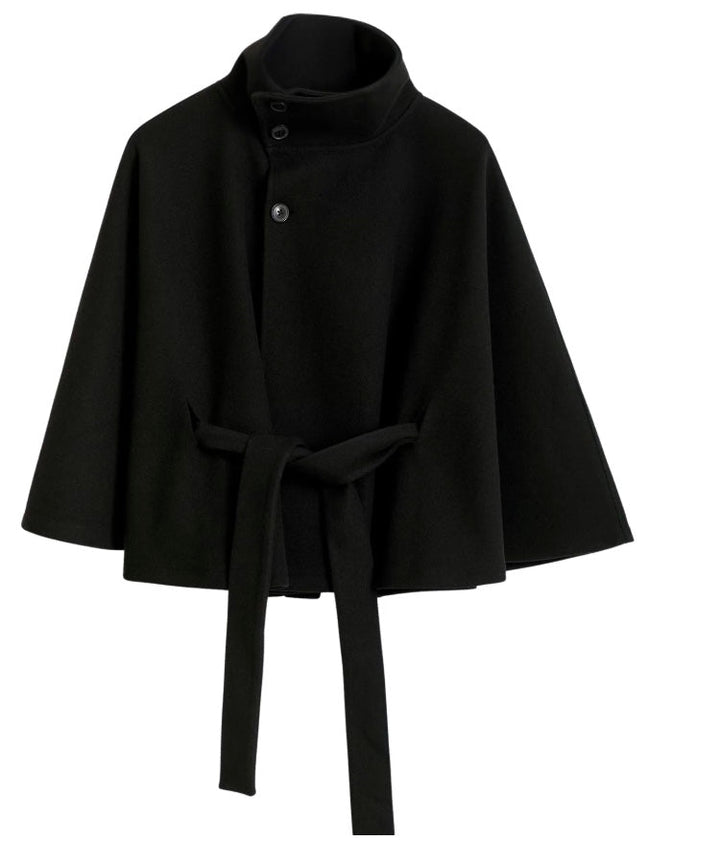 Drune | Übergröße Damen Manteljacke mit Gürtel
