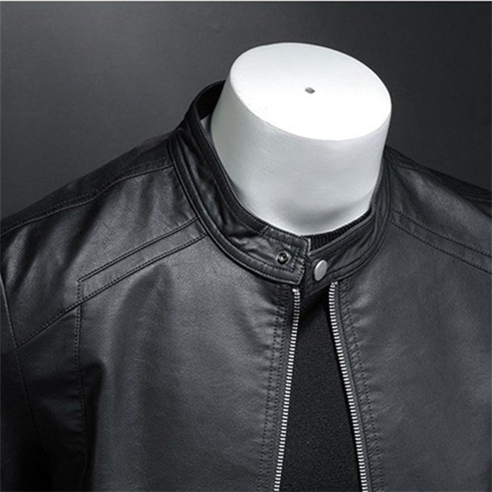 Drune | Lederjacke Männer Motorrad Stil