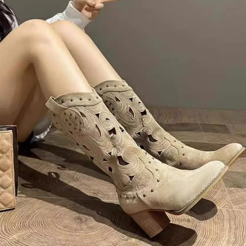 Drune | Westliche Ankle Boots