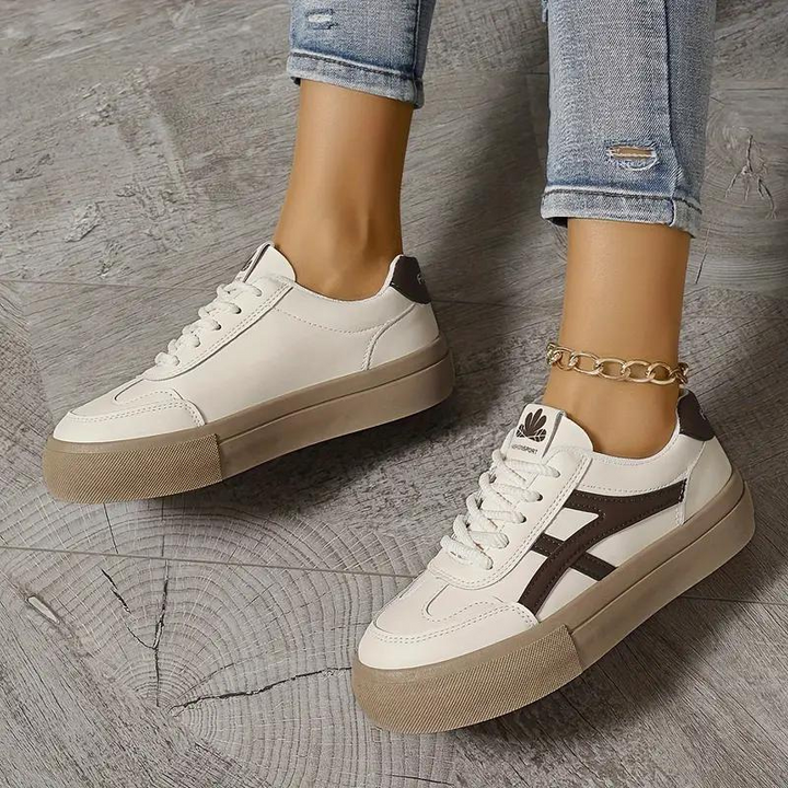 Drune | Turnschuhe, Dicke Sohle, Schnürsenkel, Low Top Sneaker, Skate Schuhe