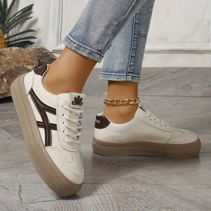 Drune | Turnschuhe, Dicke Sohle, Schnürsenkel, Low Top Sneaker, Skate Schuhe