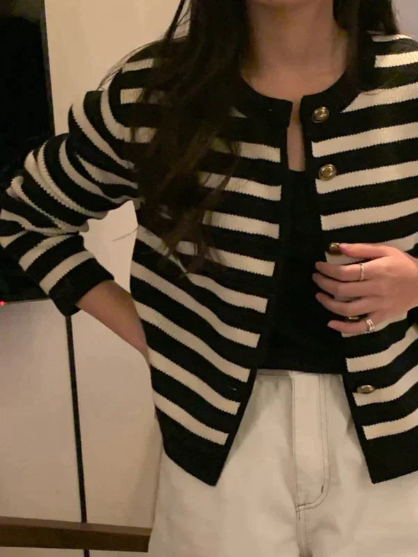 Drune Streifen - Elegante gestreifte Jacke