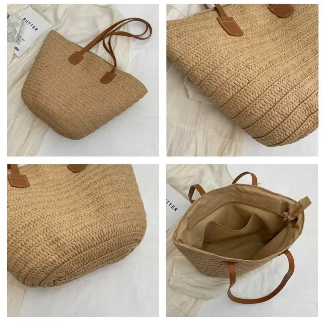 Drune | Strandtasche Aus Stroh